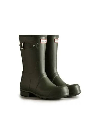 Original Short Rain Boots Dark Olive - HUNTER - BALAAN 2