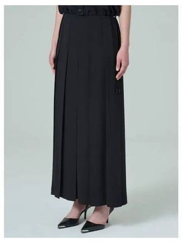 Wide pleated pants black domestic product GM0024020141090 - JUUN.J - BALAAN 1