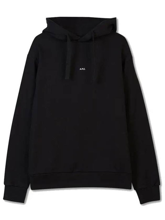 Larry Small Logo Hoodie Black - A.P.C. - BALAAN 2