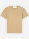 Fox Head Patch Classic Short Sleeve T-Shirt Beige - MAISON KITSUNE - BALAAN 2