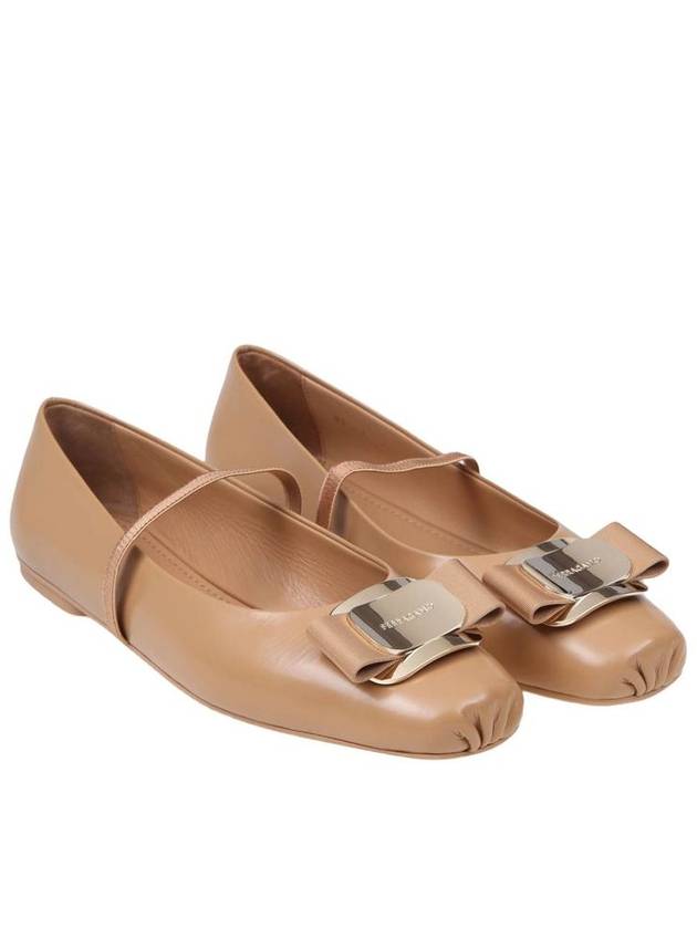 Salvatore Ferragamo Ballerina In Soft Leather - SALVATORE FERRAGAMO - BALAAN 2