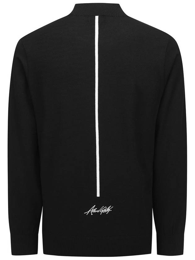 Official M ESSENTIAL HALF NECK PULLOVER BK - ANEWGOLF - BALAAN 2