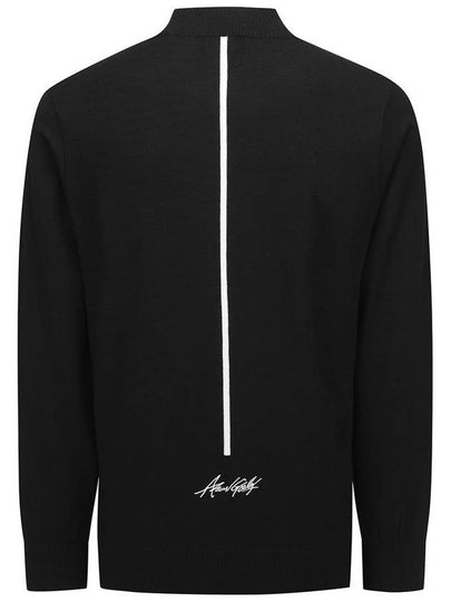 Official M ESSENTIAL HALF NECK PULLOVER BK - ANEWGOLF - BALAAN 2