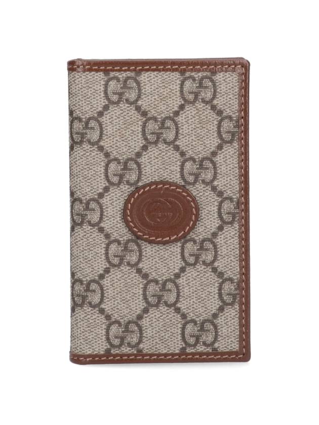 Interlocking G Long Wallet Beige Brown - GUCCI - BALAAN 2