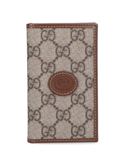 Interlocking G Long Wallet Beige Brown - GUCCI - BALAAN 2