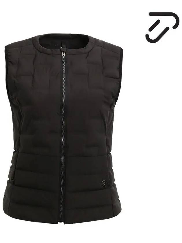 Round Neck Tube Down Vest IPL2WWV281 - IJP DESIGN - BALAAN 3