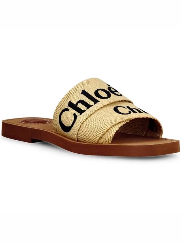 Woody Flat Mules Beige - CHLOE - BALAAN 3