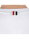 Cotton Oversized Pocket Short Sleeve T-Shirt White - THOM BROWNE - BALAAN 10