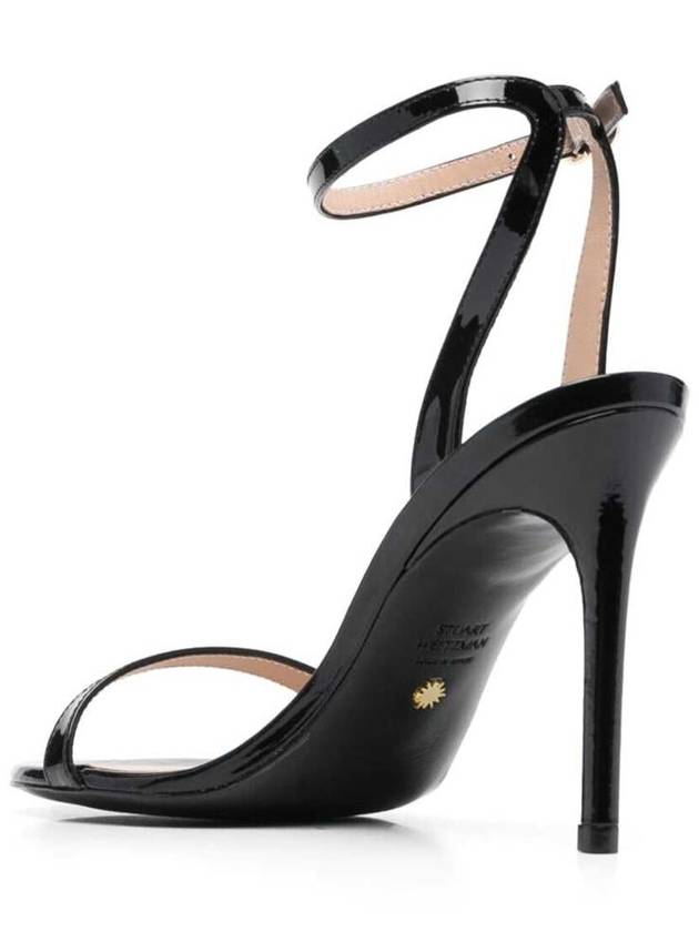 'Barely Nude' Black Sandals With Stiletto Heel In Patent Leather Woman - STUART WEITZMAN - BALAAN 3