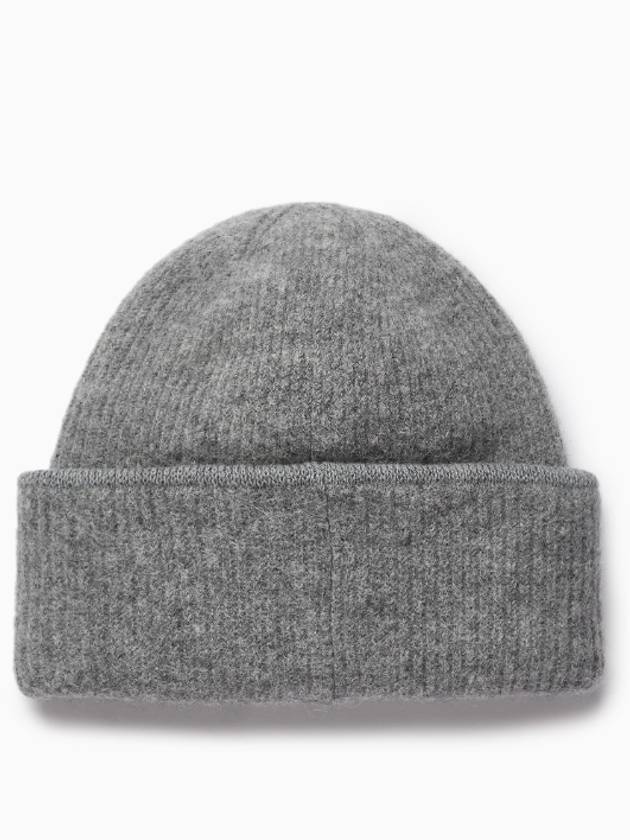 Jacquemus Logo Wool Beanie Dark Gray Unisex - JACQUEMUS - BALAAN 4