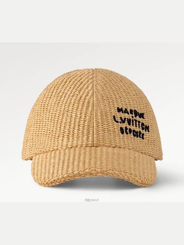 M7538M Raffia Cap Hat - LOUIS VUITTON - BALAAN 2