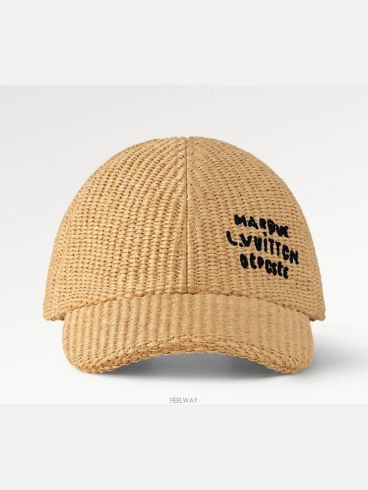 M7538M Raffia Cap Hat - LOUIS VUITTON - BALAAN 2