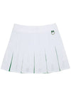 Point Skirt Tennis Skirt WHITE - TRIMERE - BALAAN 3