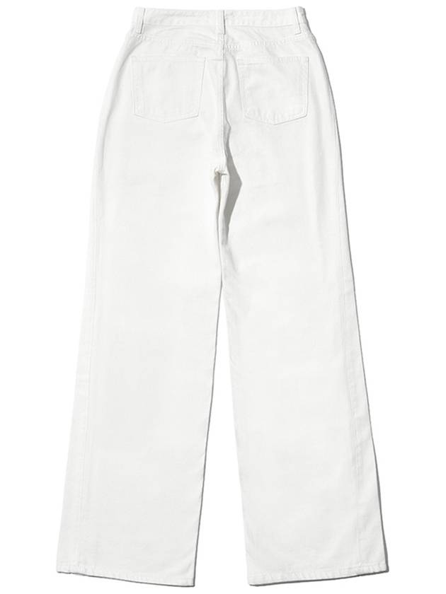 Wide Denim Pants White - LESEIZIEME - BALAAN 9