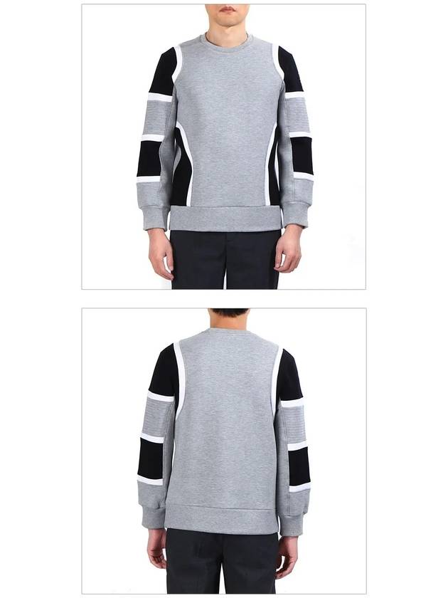 Men's Neoprene Sweatshirt Grey - NEIL BARRETT - BALAAN 3