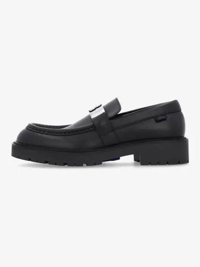 Leather Raft Loafer Black - BURBERRY - BALAAN 2