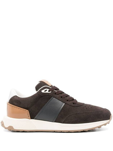 Tod'S Brown Leather Sneakers - TOD'S - BALAAN 1