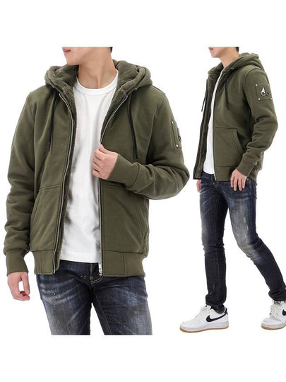 Classic Bunny Zip Up Hoodie Green - MOOSE KNUCKLES - BALAAN 2