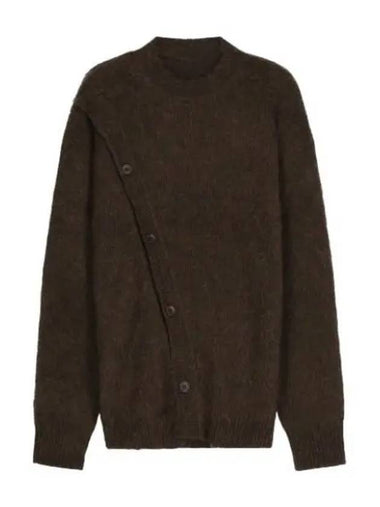 Jacquemus Le Pau Cardigan Dark Brown - JACQUEMUS - BALAAN 1