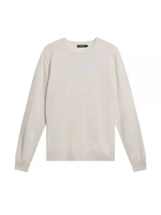 Knit LYLE MERINO CREW NECK SWEATER FMKW10086 A003 Men's Lyle Merino Crew Neck Sweater - J.LINDEBERG - BALAAN 2