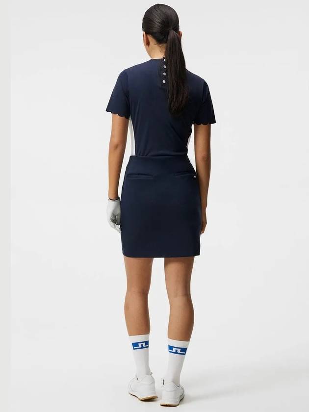 Golf Elina Regular Fit Short Sleeve T-Shirt Navy - J.LINDEBERG - BALAAN 5