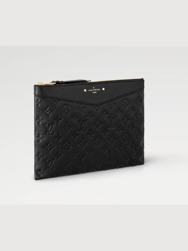 Monogram Daily Empreinte Pouch Bag Black - LOUIS VUITTON - BALAAN 3