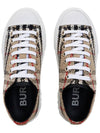 Vintage Check Boucle Low Top Sneakers Beige - BURBERRY - BALAAN 7