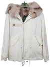 Mr Mrs Spur MPB763S 1099 Parka White MRMRS ITALY - MR & MRS ITALY - BALAAN 2