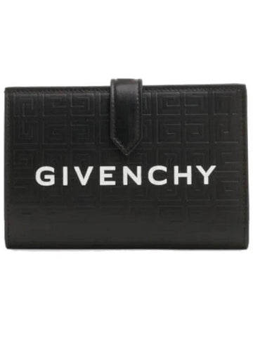 G Cut 4G Leather Card Wallet Black - GIVENCHY - BALAAN 1