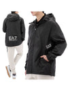 EA7 Visibility Hooded Jacket Black - EMPORIO ARMANI - BALAAN 2