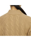 Armanda Cashmere Zip-Up Cardigan Camel - MAX MARA - BALAAN 10