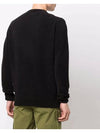 Men's Ribbed Lens Wappen Knit Top Black - CP COMPANY - BALAAN 5