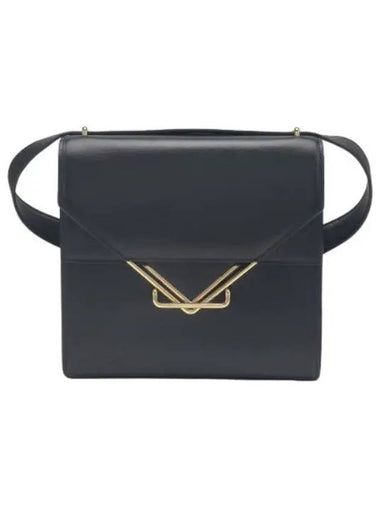 Small clip square cross bag black - BOTTEGA VENETA - BALAAN 1