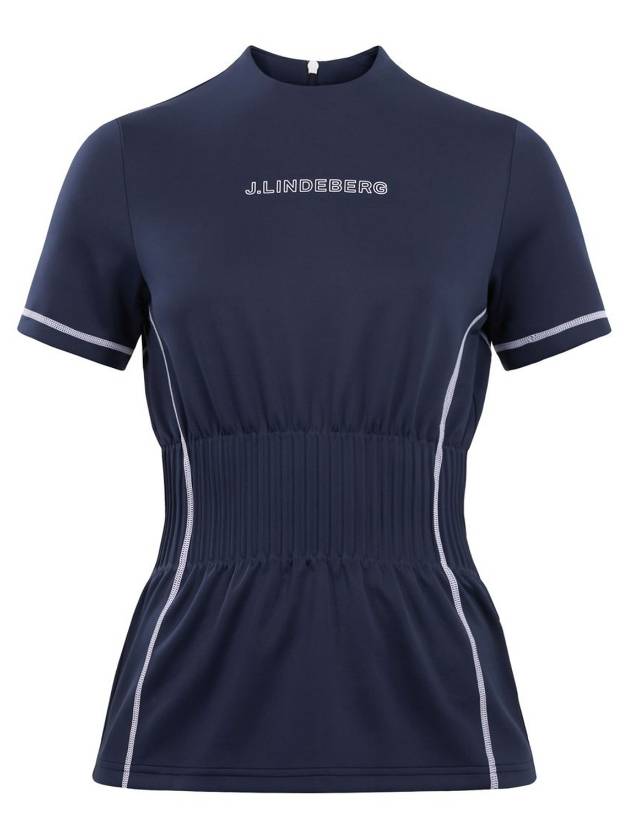 Golf Kim Top Short Sleeve T-Shirt KIM TOP Navy - J.LINDEBERG - BALAAN 5