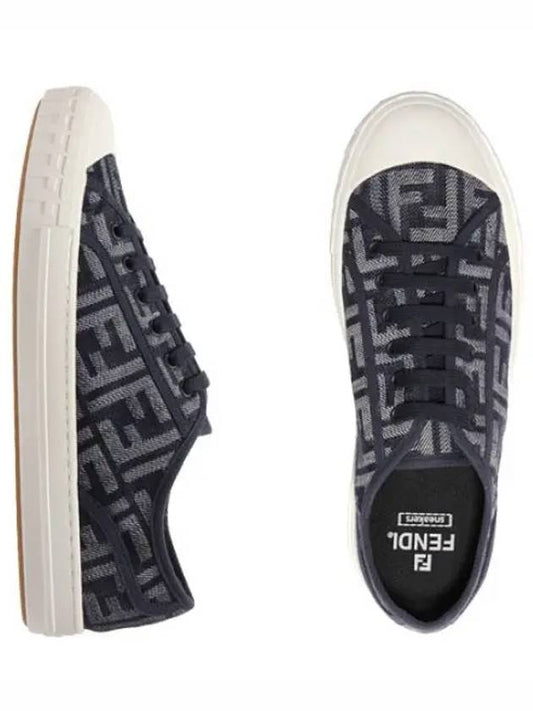 Domino Denim Low Top Sneakers Men s - FENDI - BALAAN 1