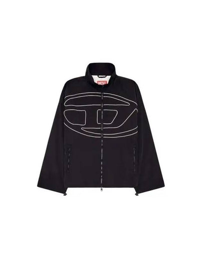 J Vatel Piped Oval D Taslan Jacket Black - DIESEL - BALAAN 2