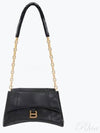 Downtown Small Shoulder Bag With Chain Black - BALENCIAGA - BALAAN 2