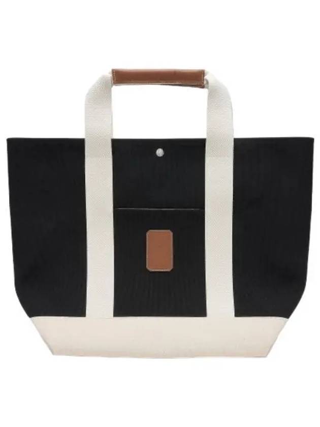 Large Tool Canvas Tote Bag Black Handbag - RUE DE VERNEUIL - BALAAN 1