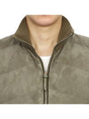 Panel Suede Quilted Padding Vest Dark Olive - TOM FORD - BALAAN 11