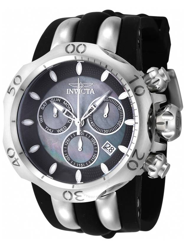 Invicta Venom Chronograph Date Quartz Black Dial Men's Watch 46465 - INVICTA - BALAAN 1