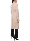 Women's Sportmax Virgin Wool Double Coat Beige - MAX MARA - BALAAN 7