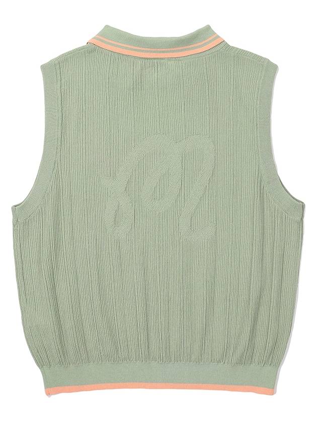 Knit vest GREEN WOMAN - MALBON GOLF - BALAAN 2