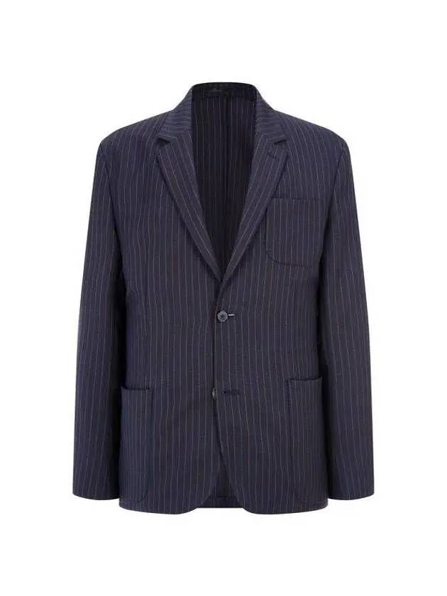 Stripe pattern stretch jacket navy 270136 - PAUL SMITH - BALAAN 1