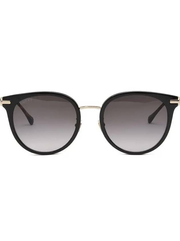 Eyewear Round Oversize Asian Fit Sunglasses Black - GUCCI - BALAAN 4