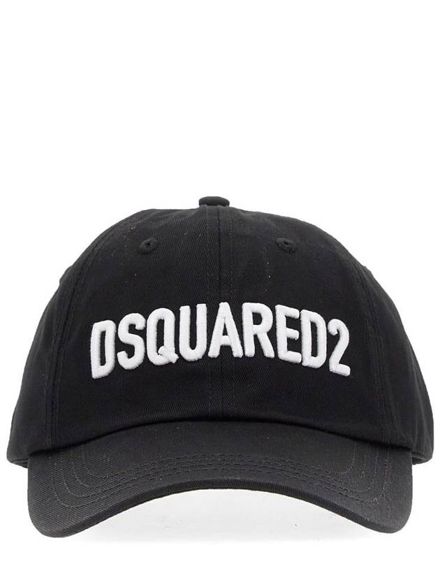 Logo Base Ball Cap Black - DSQUARED2 - BALAAN 2