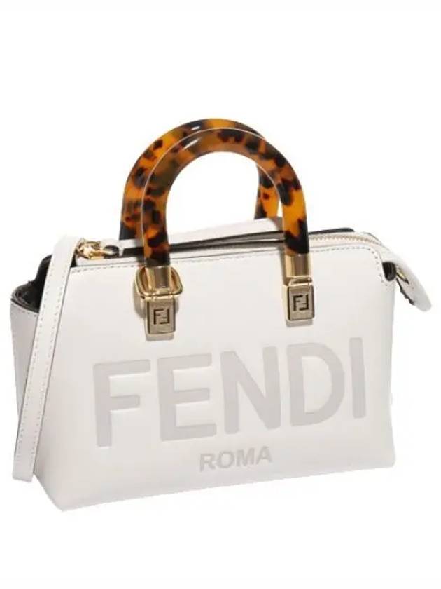 By the Way Mini Leather Small Boston Bag Women s Tote Handbag - FENDI - BALAAN 1