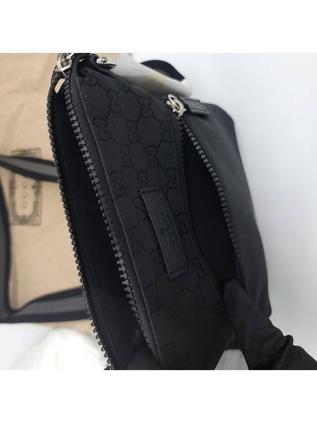 Micro GG Ssima Canvas Messenger Bag Black - GUCCI - BALAAN 6