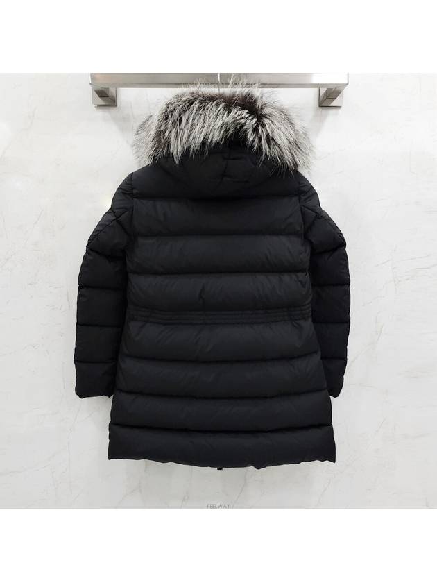 Lux You 0 Moncler Black Afroti Silver Fox Fur Padding - MONCLER - BALAAN 2