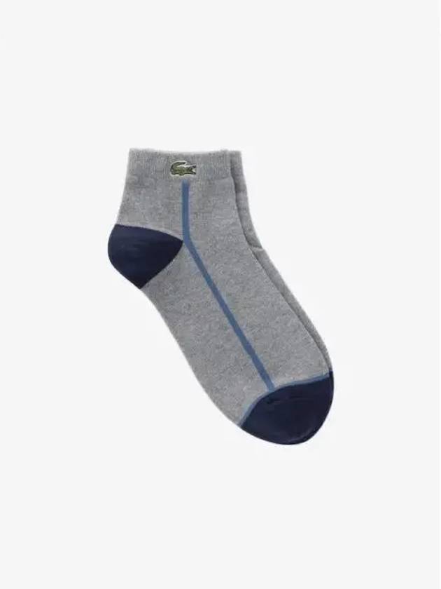 Men s Color Block Ankle Socks RA107E 54N CCA Domestic Product GQ2N24070546868 - LACOSTE - BALAAN 1