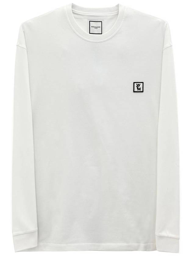 Men s back logo long sleeve t shirt white - WOOYOUNGMI - BALAAN 3